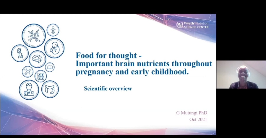 Food for thought – Important brain nutrients throughout pregnancy and early childhood: Dr Gisella Mutungi