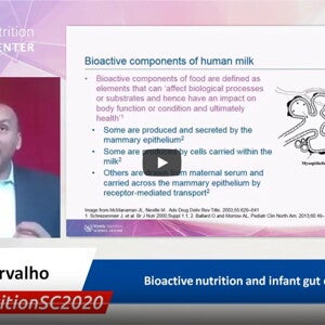 Bioactive nutrition and infant gut development