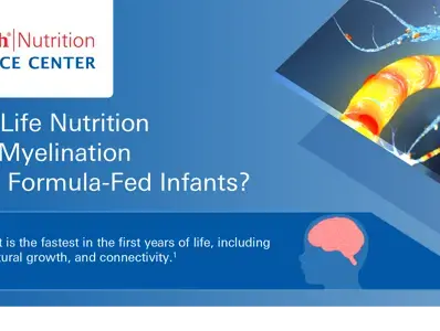 Infographic - Can Early Life Nutrition Influence Myelination in Healthy Formula-Fed Infants?